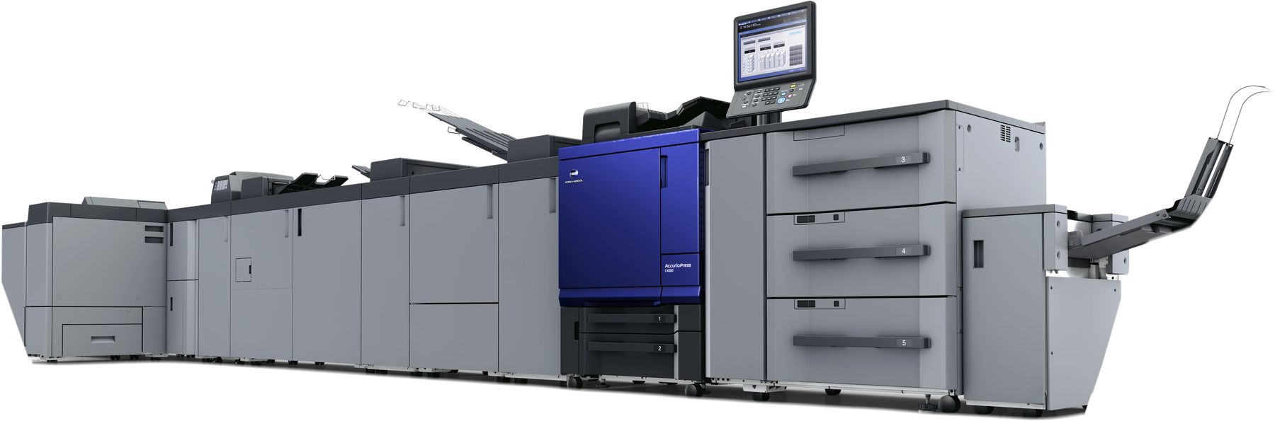 自社の印刷機（AccurioPress C4080）